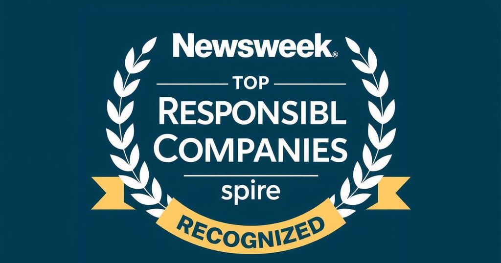 Spire Inc. Earns Recognition as a Leading Responsible Company by Newsweek